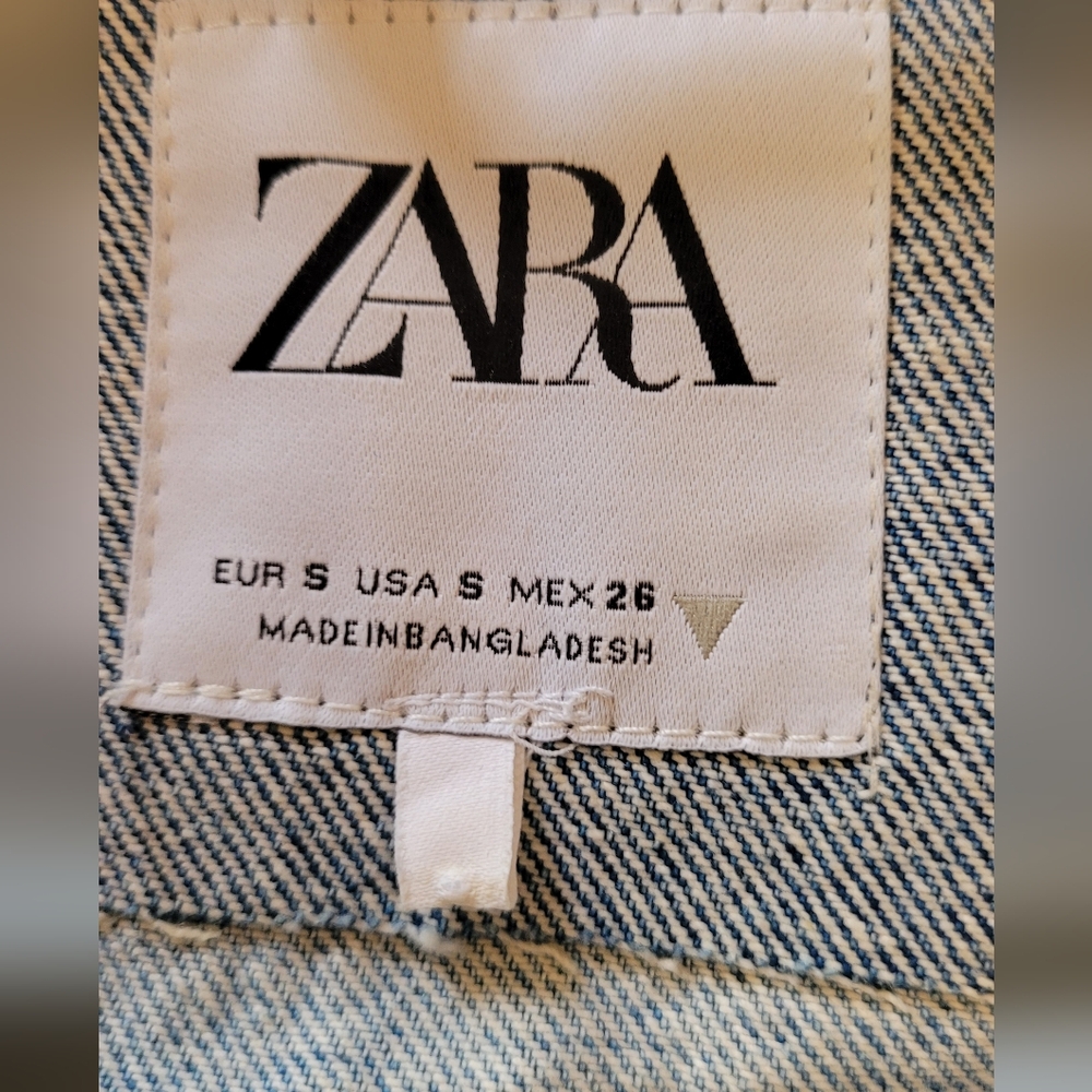 Bloggers Fav Zara Limited Edition Cut Out Side Distressed Denim Jumpsuit - S - Picture 11 of 11